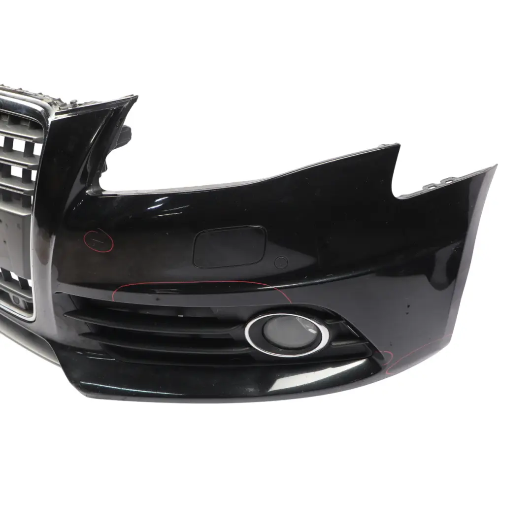 Front Bumper Trim Panel Cover Phantom Black - Z9Y to Audi A4 B8 with Part number 8K0807105G Audi A4 B8 Front Bumper Trim Panel Cover Phantom Black - Z9Y - SKU 8K0807105G-PHB - Part number 8K0807105G