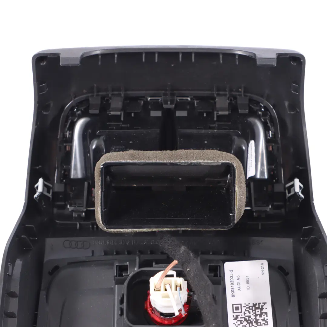 Audi A4 B8 A5 8T Grille Ventilation Console Centrale Arrière - SKU 8K0819203J-2 - Numéro de pièce 8K0819203J