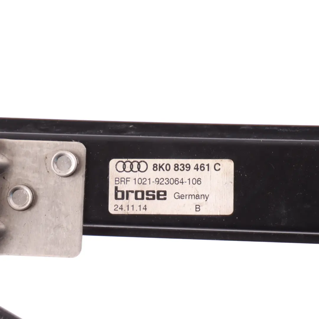 Audi A4 B8 Mécanisme Lève-Vitre Arrière Gauche - SKU 8K0839461C - Numéro de pièce 8K0839461C