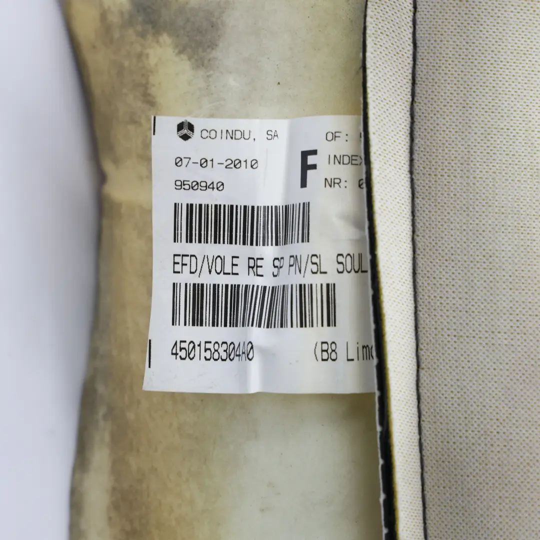 Respaldo Delantero Asiento Alcantara Negro Derecho para Audi A4 B8 Avant S-Line con número de pieza 8K0881806AA Audi A4 B8 Avant S-Line Respaldo Delantero Asiento Alcantara Negro Derecho - SKU 8K0881806AA - Número de pieza 8K0881806AA