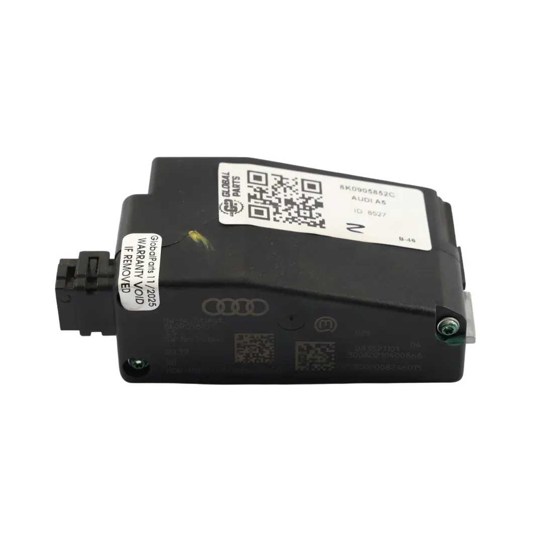 Meccanismo Piantone Sterzo Blocco Accensione Controllo per Audi A5 8T con numero di parte 8K0905852C Audi A5 8T Meccanismo Piantone Sterzo Blocco Accensione Controllo - SKU 8K0905852C - Numero di parte 8K0905852C