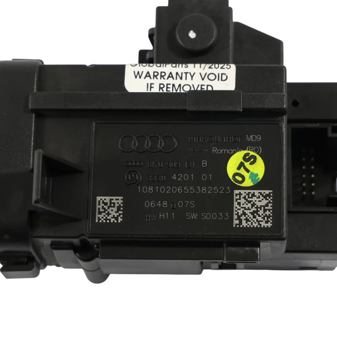 Audi A4 B8 A5 8T Unidad De Control De La Carcasa Del Cilindro - SKU 8K0909131B - Número de pieza 8K0909131B