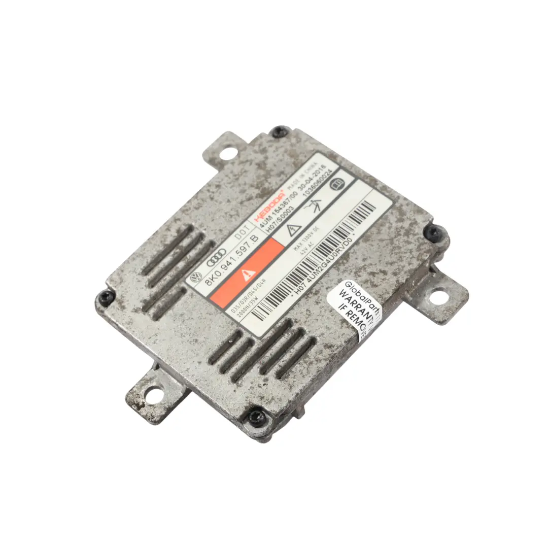 Audi A5 8T Xenon Ballast Scheinwerfer Steuergerät ECU - SKU 8K0941597B - Teilenummer 8K0941597B