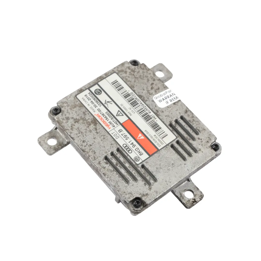 Audi A5 8T Xenon Ballast Headlight Control Module Unit ECU - SKU 8K0941597B - Numéro de pièce 8K0941597B