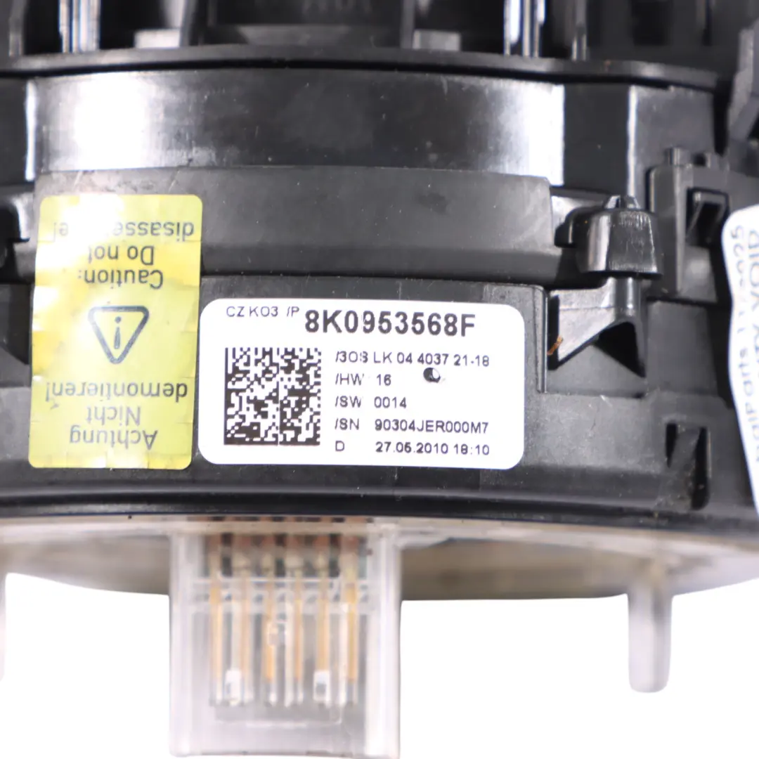 IStelo degli direzione Anello spinterogeno controllo della velocità per Audi A4 B8 con numero di parte 8K0953502BK Audi A4 B8 IStelo degli direzione Anello spinterogeno controllo della velocità - SKU 8K0953502BK - Numero di parte 8K0953502BK