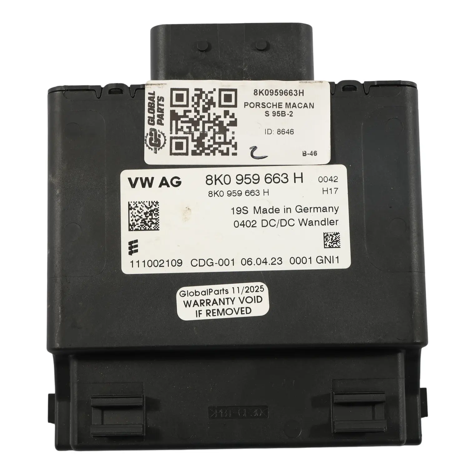 Porsche Macan 95B Start Stop Voltage Stabilizer Converter Module 8K0959663H