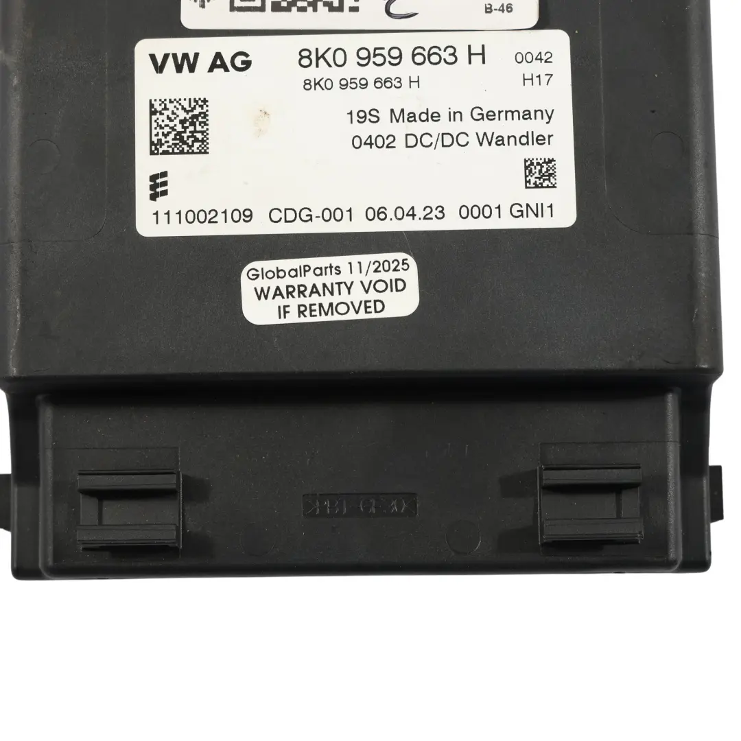 Moduł Przetwornica Napięcia Start Stop do Porsche Macan 95B o numerze 8K0959663H Porsche Macan 95B Moduł Przetwornica Napięcia Start Stop - SKU 8K0959663H - Numer Części 8K0959663H