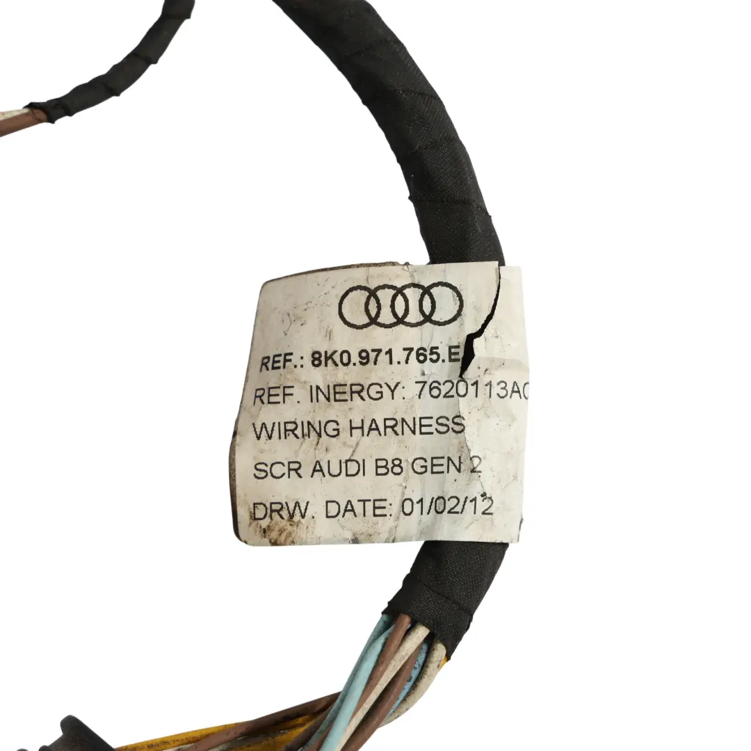 AdBlue Tank Wiring Harness Loom Cable to Audi A4 B8 with Part number 8K0971765E Audi A4 B8 AdBlue Tank Wiring Harness Loom Cable - SKU 8K0971765E - Part number 8K0971765E