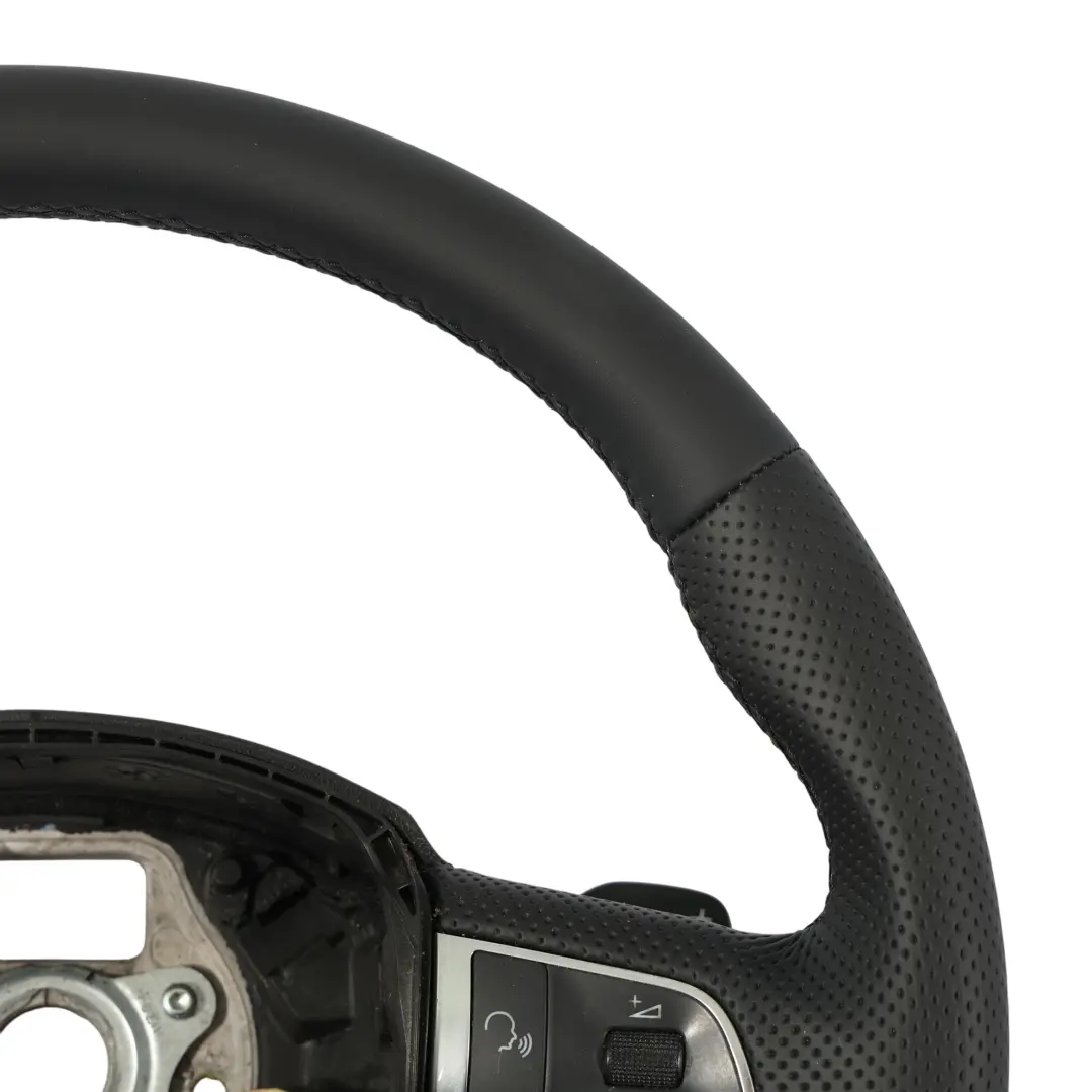 Audi A5 8T Lenkrad S Line NEU Schwarz Leder Schaltwippen - SKU 8P0419091E-1 - Teilenummer 8P0419091E