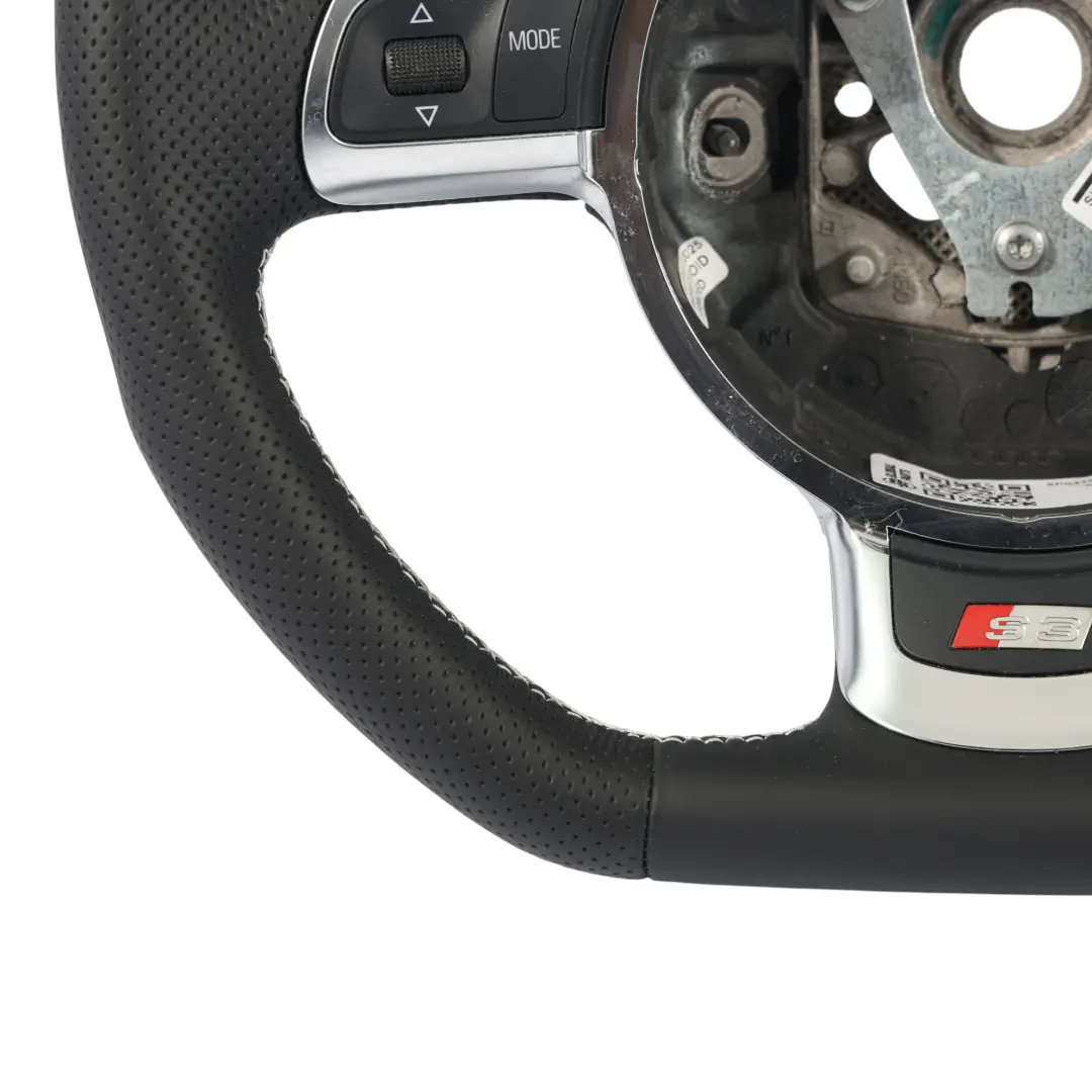 Audi A3 S3 Volant 8P NEUF Cuir Noir Fond Plat - SKU 8P0419091EJ-1 - Numéro de pièce 8P0419091EJ