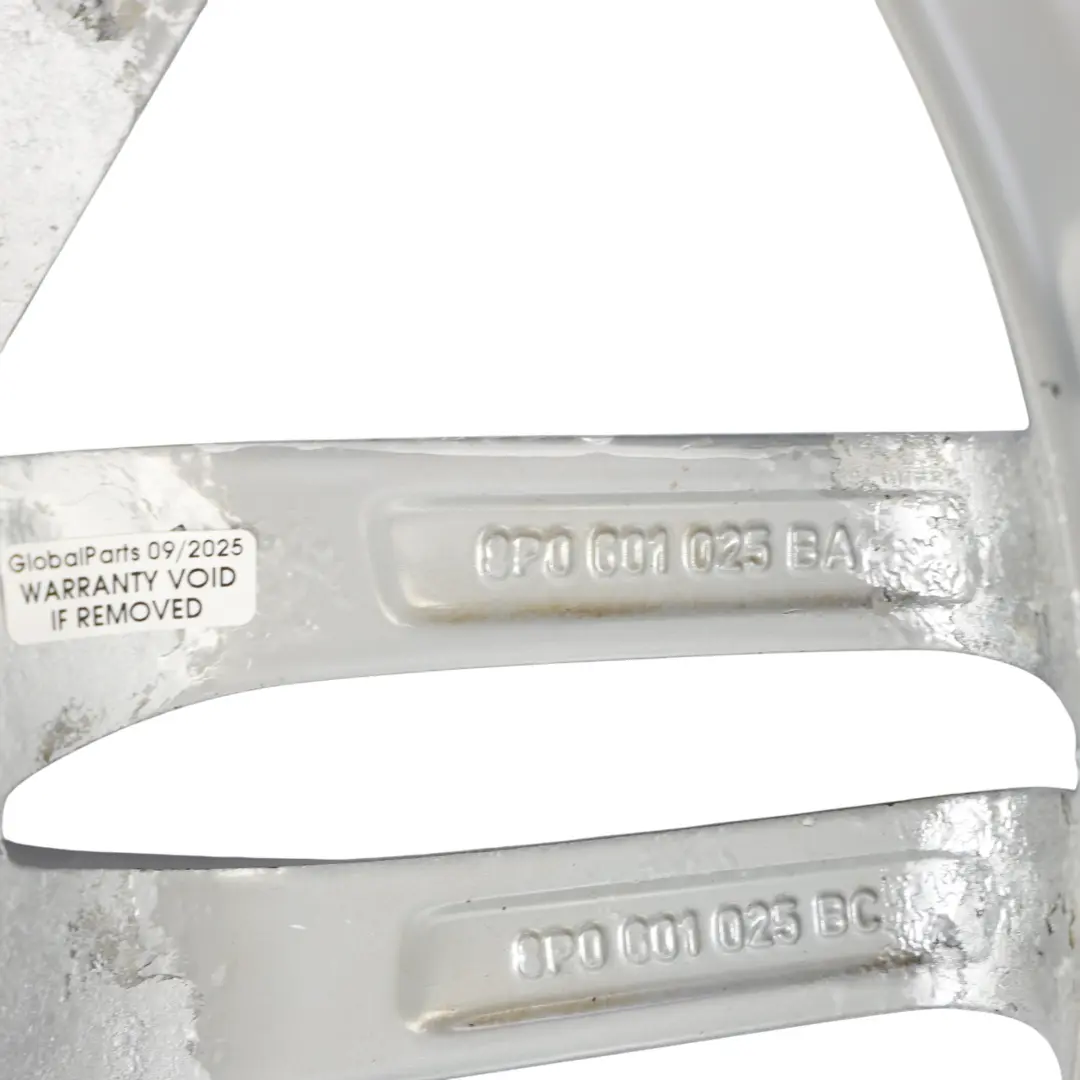 Rim Alloy Silver 18" 7,5J ET:54 to Audi A3 8P Wheel with Part number 8P0601025BA Audi A3 8P Wheel Rim Alloy Silver 18" 7,5J ET:54 - SKU 8P0601025BA-6 - Part number 8P0601025BA