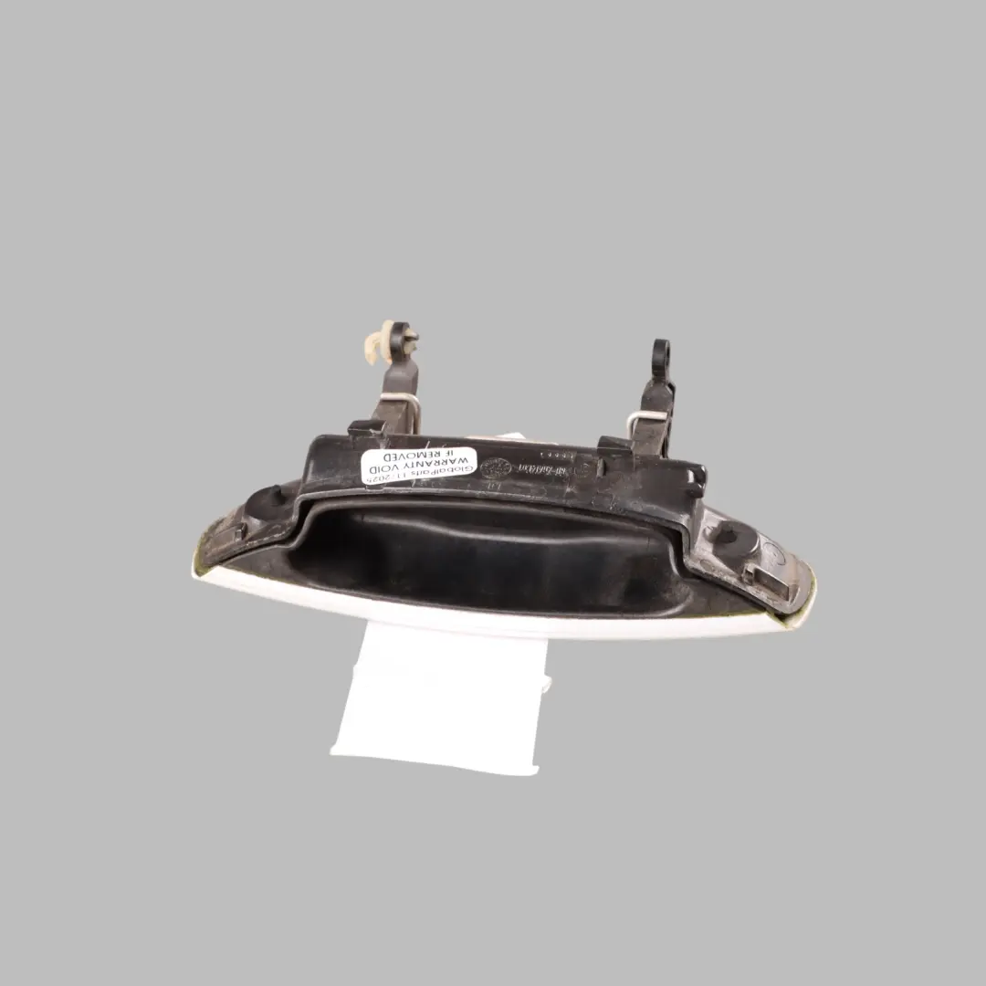 Audi A3 8P Door Handle Front Rear Left Right N/O/S Outside Grab Ibis White - Y9C - SKU 8P0837207-IWH - Part number 8P0837207