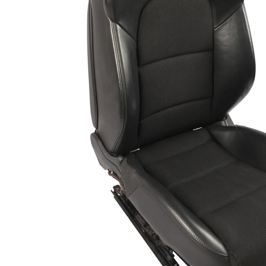 Audi A3 8P S-Line Front Seat Leather Cloth Left N/S Soul Black - SKU 8P0881805CT-1 - Part number 8P0881805CT