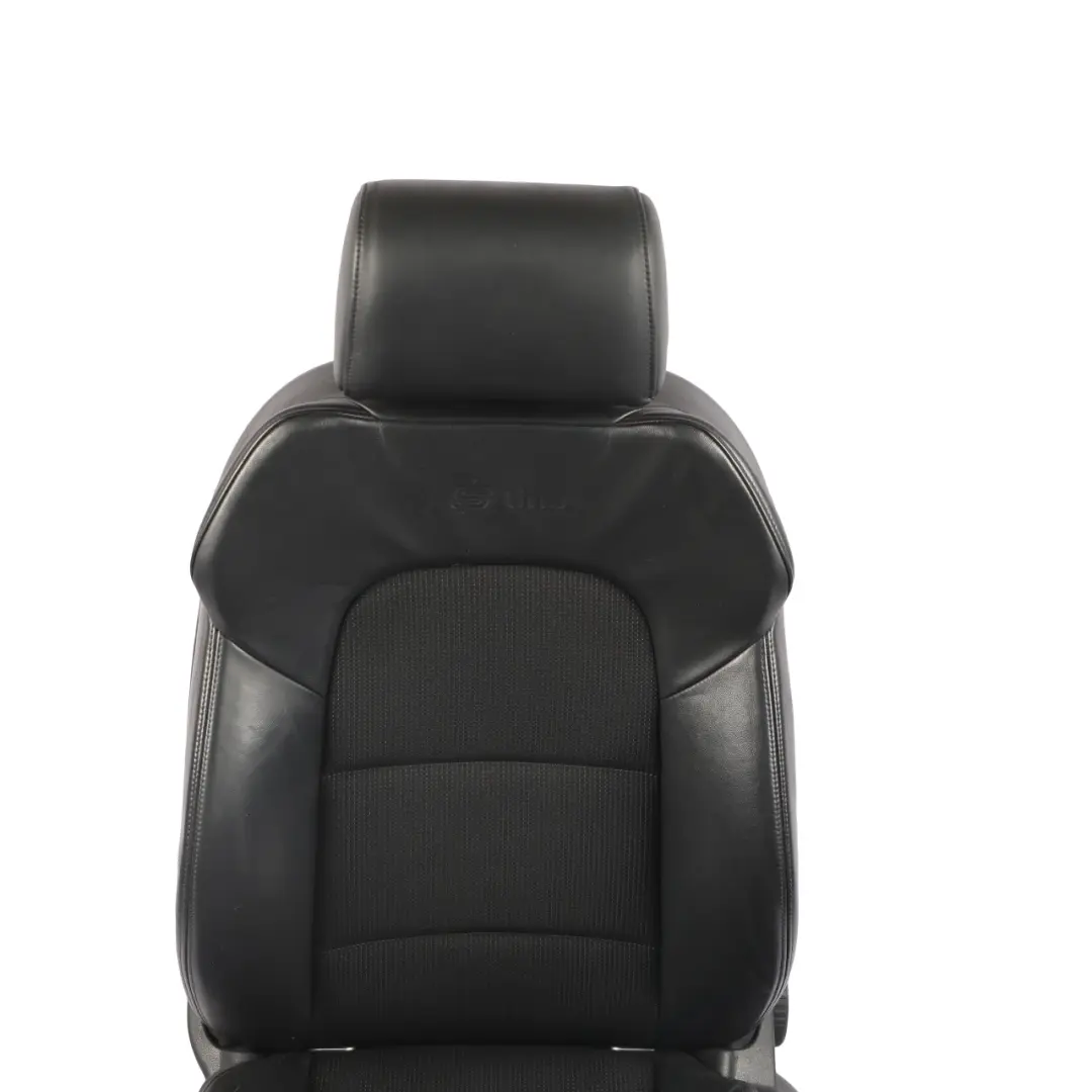 Front Seat Leather Cloth Soul Black Left N/S to Audi A3 8P S-Line with Part number 8P0881805CT Audi A3 8P S-Line Front Seat Leather Cloth Soul Black Left N/S - SKU 8P0881805CT-1 - Part number 8P0881805CT
