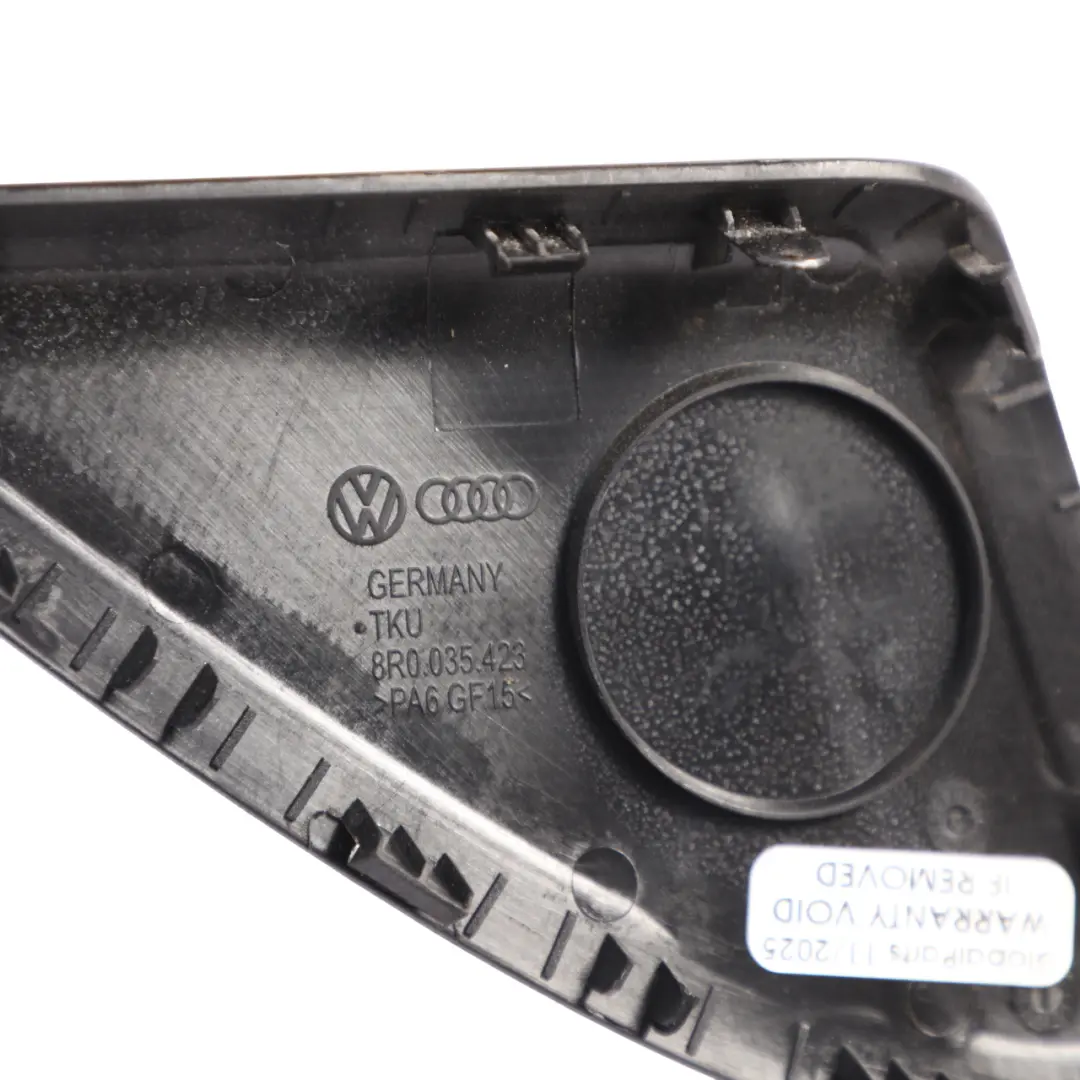 Audi Q5 8R Front Door Card Triangle Cover Trim Left N/S - SKU 8R0035423 - Part number 8R0035423