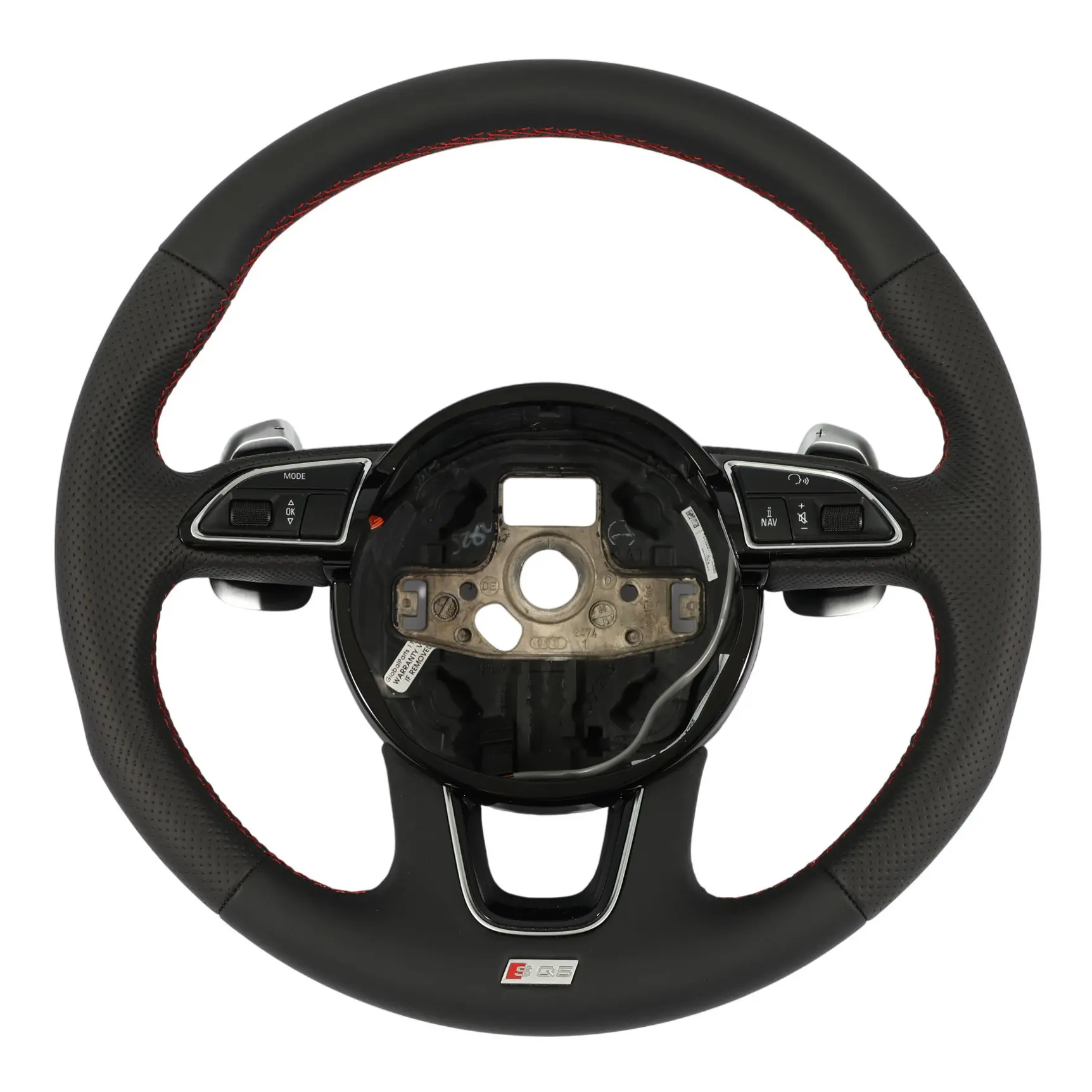 Audi Q5 SQ5 8R Steering Wheel NEW Black Leather Paddle Shift 8R0419091AF
