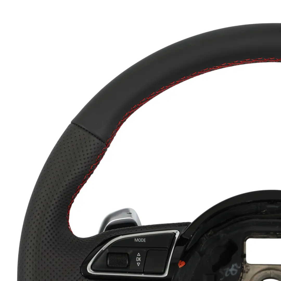 Audi Q5 SQ5 8R Volante NUEVO Cuero Negro Palanca de Cambio - SKU 8R0419091AF-1 - Número de pieza 8R0419091AF