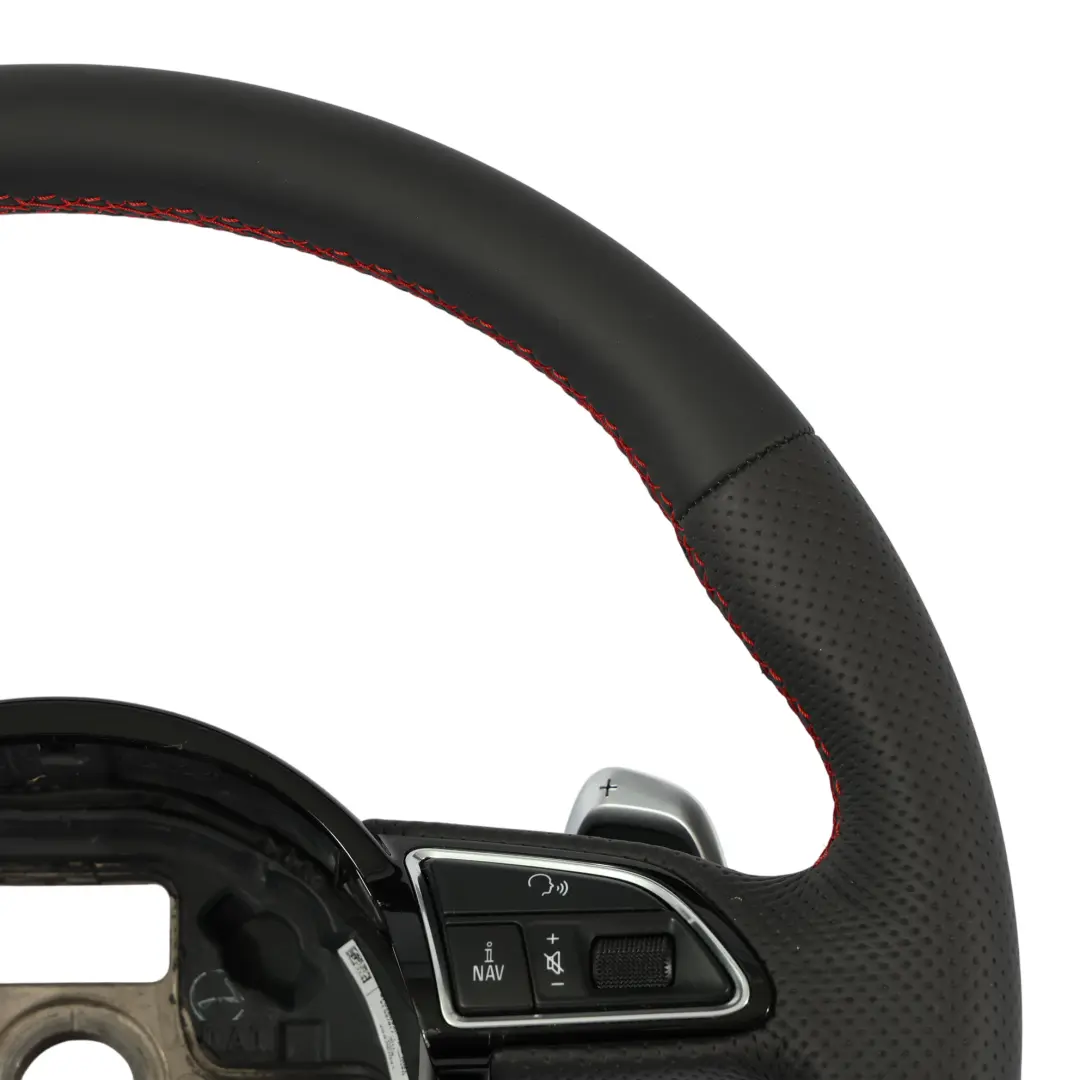 Lenkrad NEU Schwarz Leder Schaltwippen für Audi Q5 SQ5 8R mit Teilenummer 8R0419091AF Audi Q5 SQ5 8R Lenkrad NEU Schwarz Leder Schaltwippen - SKU 8R0419091AF-1 - Teilenummer 8R0419091AF