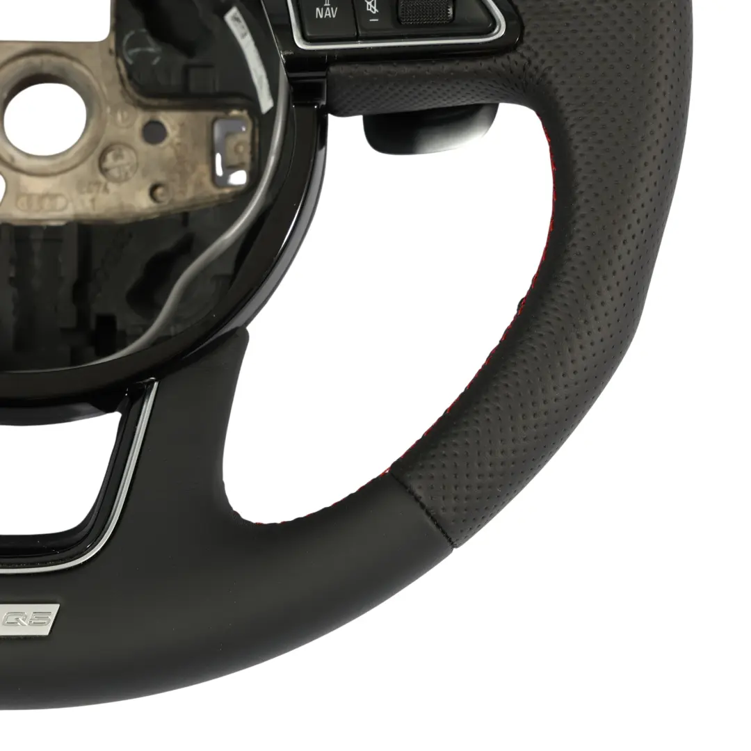 NUEVO Cuero Negro Palanca de Cambio para Audi Q5 SQ5 8R Volante con número de pieza 8R0419091AF Audi Q5 SQ5 8R Volante NUEVO Cuero Negro Palanca de Cambio - SKU 8R0419091AF-1 - Número de pieza 8R0419091AF