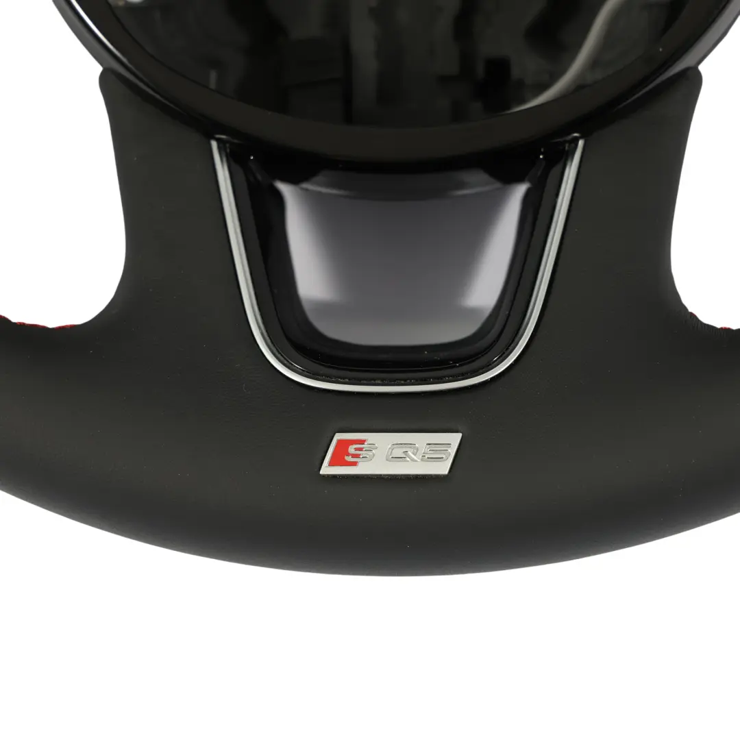 Volant NEUF Cuir Noir Palettes Changement Vitesse pour Audi Q5 SQ5 8R à propos du numéro de pièce 8R0419091AF Audi Q5 SQ5 8R Volant NEUF Cuir Noir Palettes Changement Vitesse - SKU 8R0419091AF-1 - Numéro de pièce 8R0419091AF