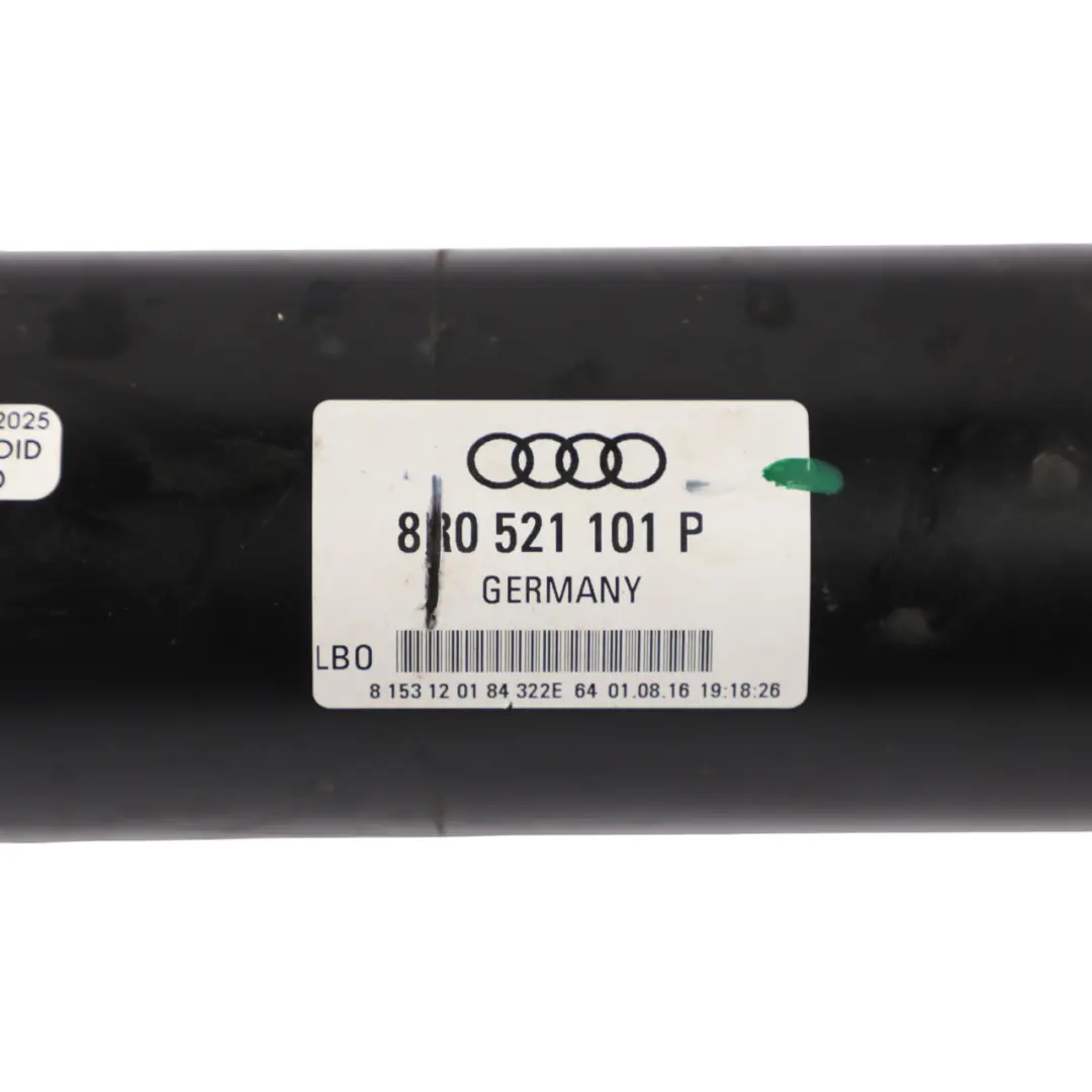 Propshaft Automatic Gearbox Prop Shaft to Audi Q5 8R 2.0 TDI Quattro with Part number 8R0521101P Audi Q5 8R 2.0 TDI Quattro Propshaft Automatic Gearbox Prop Shaft - SKU 8R0521101P - Part number 8R0521101P