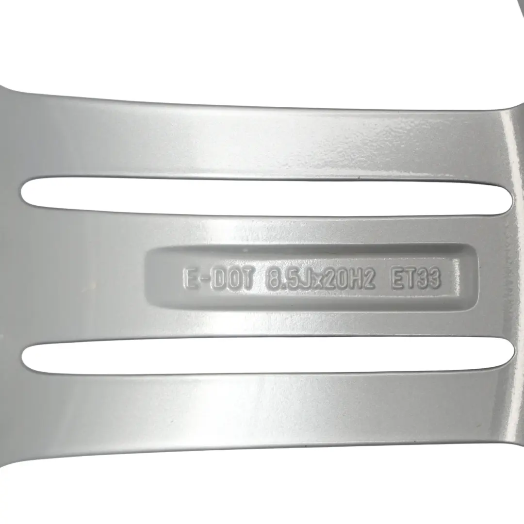 Llanta De Aleación Ligera Plateada 20" 8,5J ET:33 para Audi Q5 8R con número de pieza 8R0601025BJ Audi Q5 8R Llanta De Aleación Ligera Plateada 20" 8,5J ET:33 - SKU 8R0601025BJ-2 - Número de pieza 8R0601025BJ