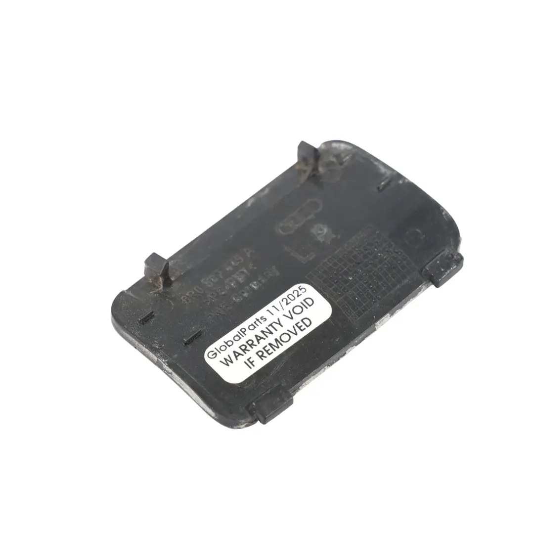 Audi Q5 8R Parachoques Trasero Gancho Remolque Izquierda Mythical Negro - Y9T - SKU 8R0807449A-MYB - Número de pieza 8R0807449A