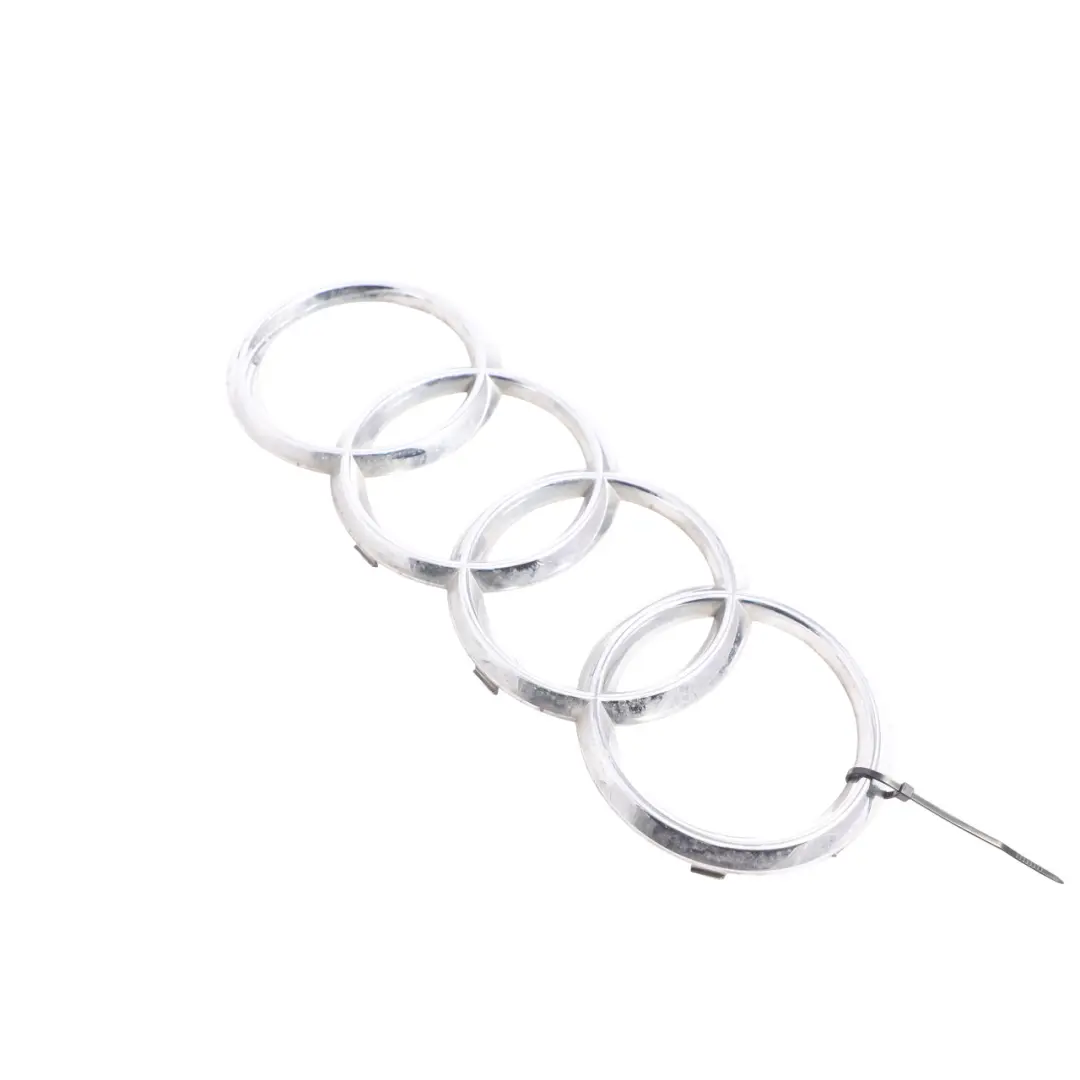 Audi Q5 8R Front Bumper Logo Emblem Mark Badge Chrome - SKU 8R0853605 - Part number 8R0853605