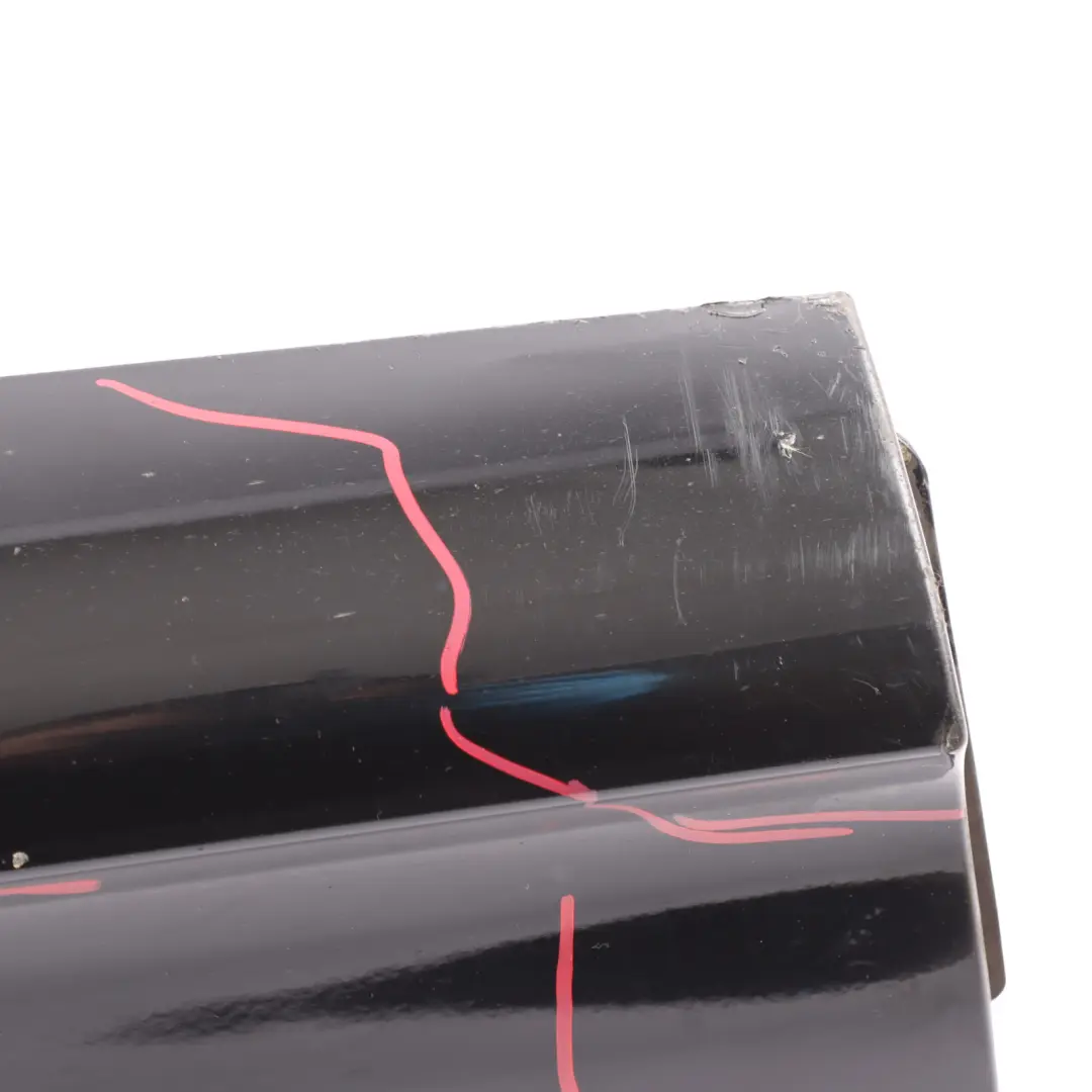 Audi Q5 8R Rear Door Trim Lower Strip Cover Left N/S Mythical Black Metallic Y9T - SKU 8R0853969B-MYB - Part number 8R0853969B