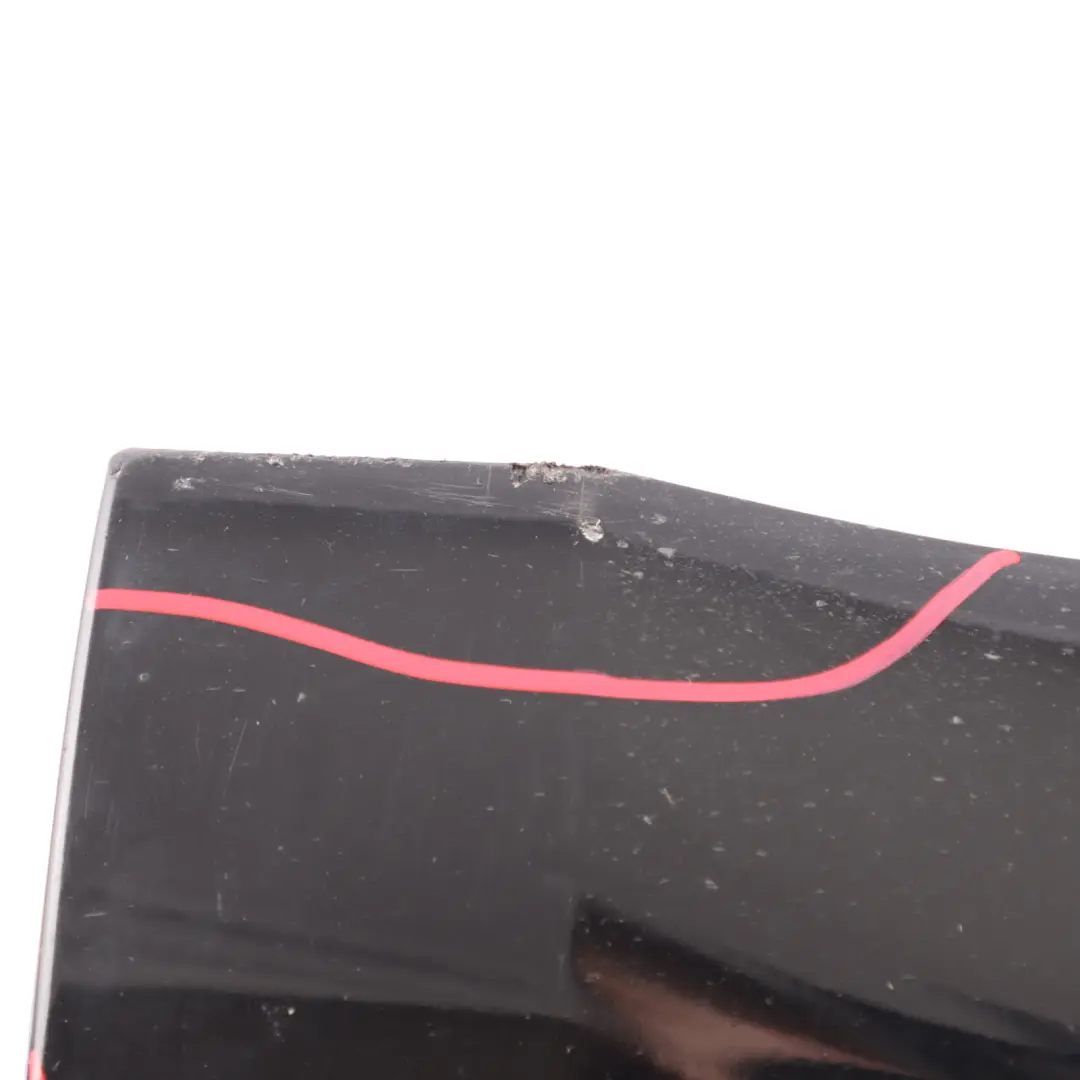 Audi Q5 8R Rear Door Trim Lower Strip Cover Left N/S Mythical Black Metallic Y9T - SKU 8R0853969B-MYB - Part number 8R0853969B