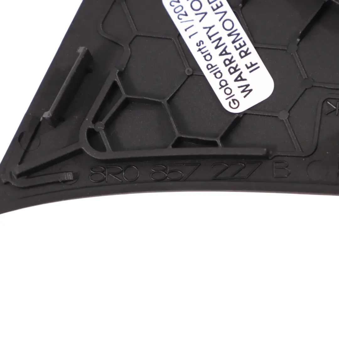 Audi Q5 8R Puerta Altavoz Altavoz Cubierta Panel Delantero Izquierdo - SKU 8R0857227B - Número de pieza 8R0857227B