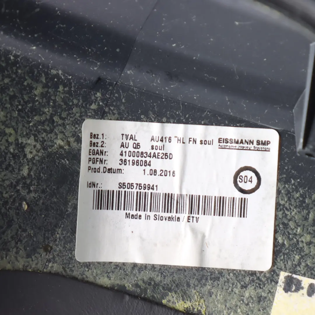 Audi Q5 8R Rear Door Card Handle Trim Panel Armrest Right O/S - SKU 8R0867373A - Part number 8R0867373A