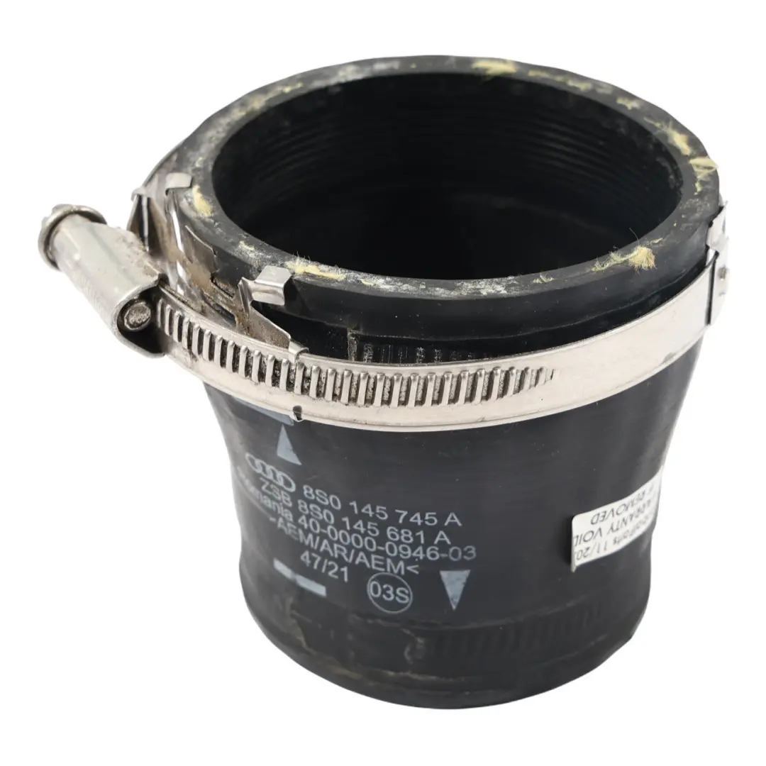 Audi RS3 8Y 2.5 TFSI Conector Presión Intercooler Manguera Línea - SKU 8S0145745A - Número de pieza 8S0145745A