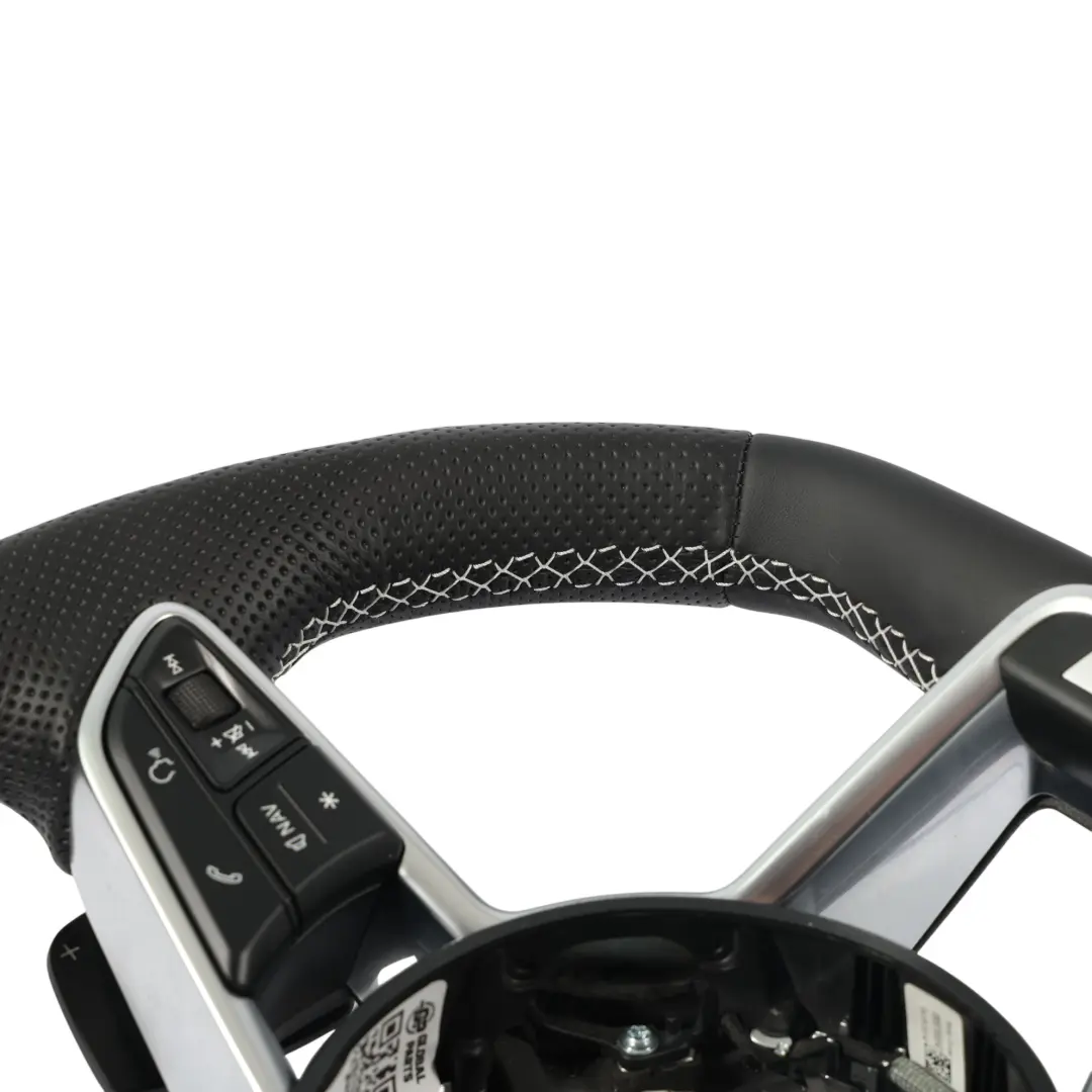 Audi TT TTS 8S S-Line Lenkrad NEU Schwarz Leder Flachboden - SKU 8S0419091AG-1 - Teilenummer 8S0419091AG