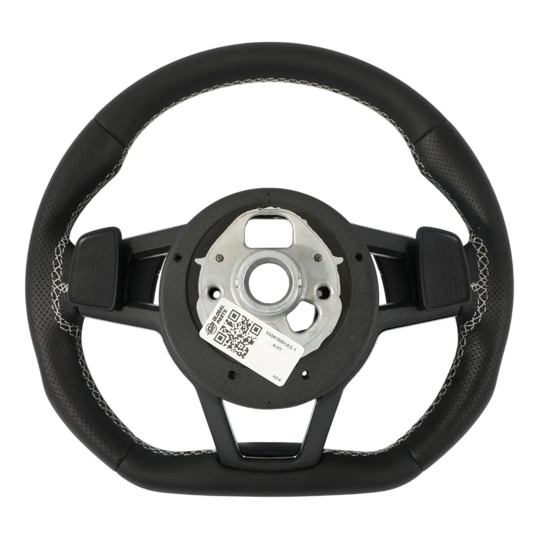 8S S-Line Lenkrad NEU Schwarz Leder Flachboden für Audi TT TTS mit Teilenummer 8S0419091AG Audi TT TTS 8S S-Line Lenkrad NEU Schwarz Leder Flachboden - SKU 8S0419091AG-1 - Teilenummer 8S0419091AG