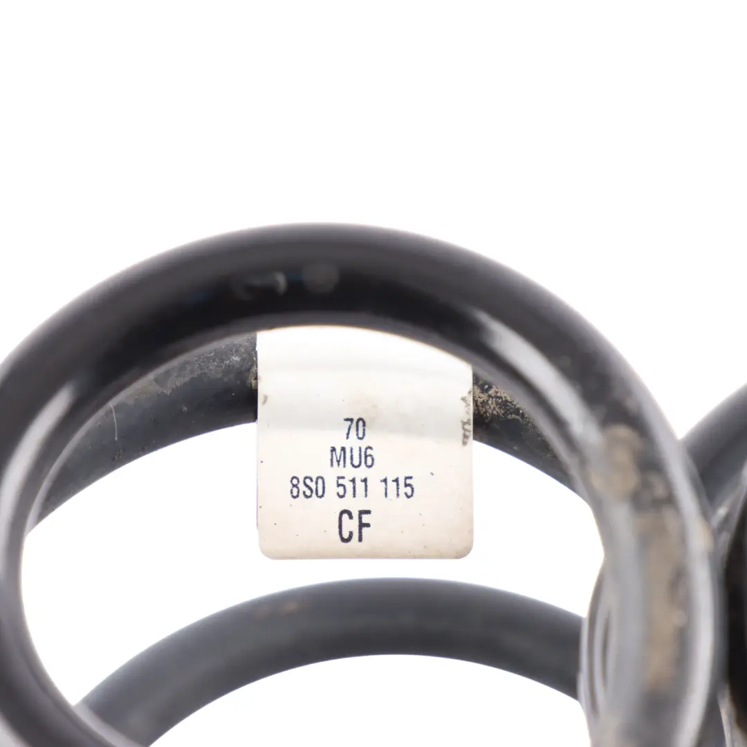 8S Rear Axle Suspension Coil Spring Set Kit to Audi TT FV with Part number 8S0511115CF Audi TT FV 8S Rear Axle Suspension Coil Spring Set Kit - SKU 8S0511115CF - Part number 8S0511115CF