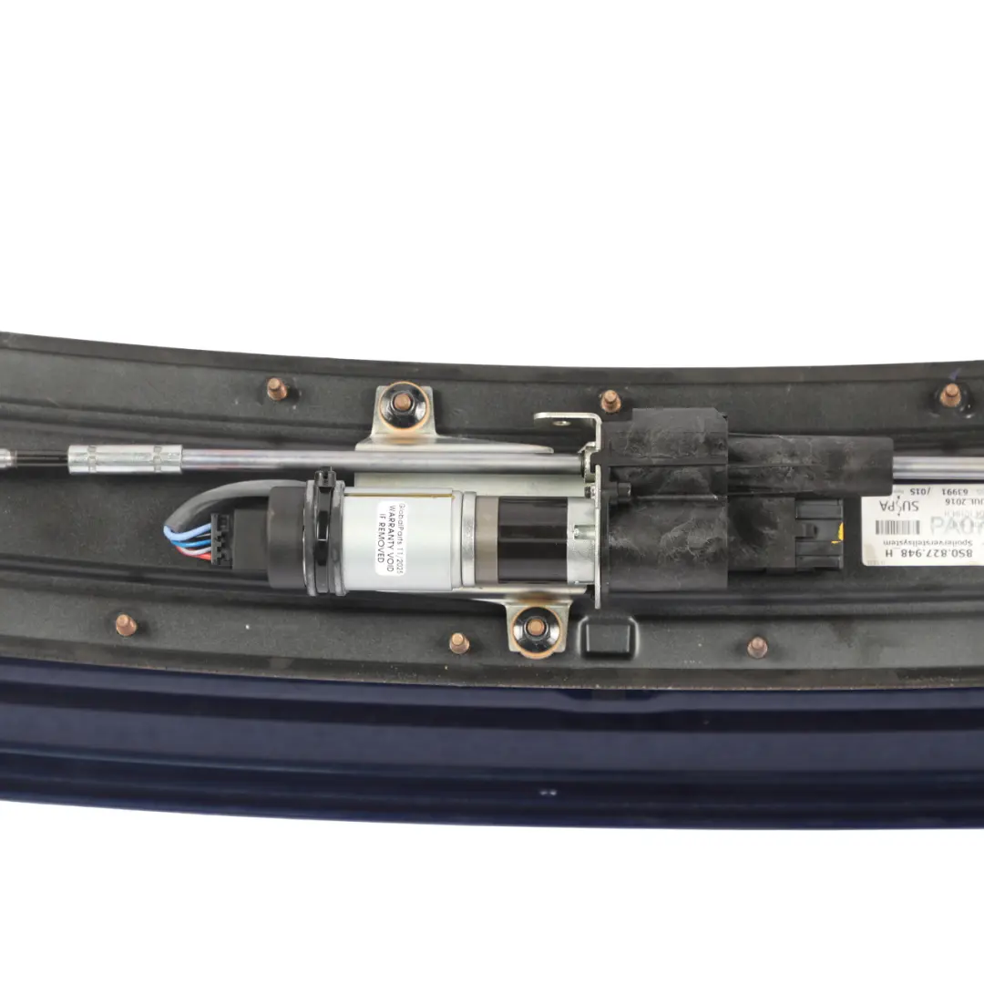 Motorised Spoiler Mechanism Scuba Blue - X5Q to Audi TT FV Rear Electric with Part number 8S0827934C Audi TT FV Rear Electric Motorised Spoiler Mechanism Scuba Blue - X5Q - SKU 8S0827934C-SCB - Part number 8S0827934C