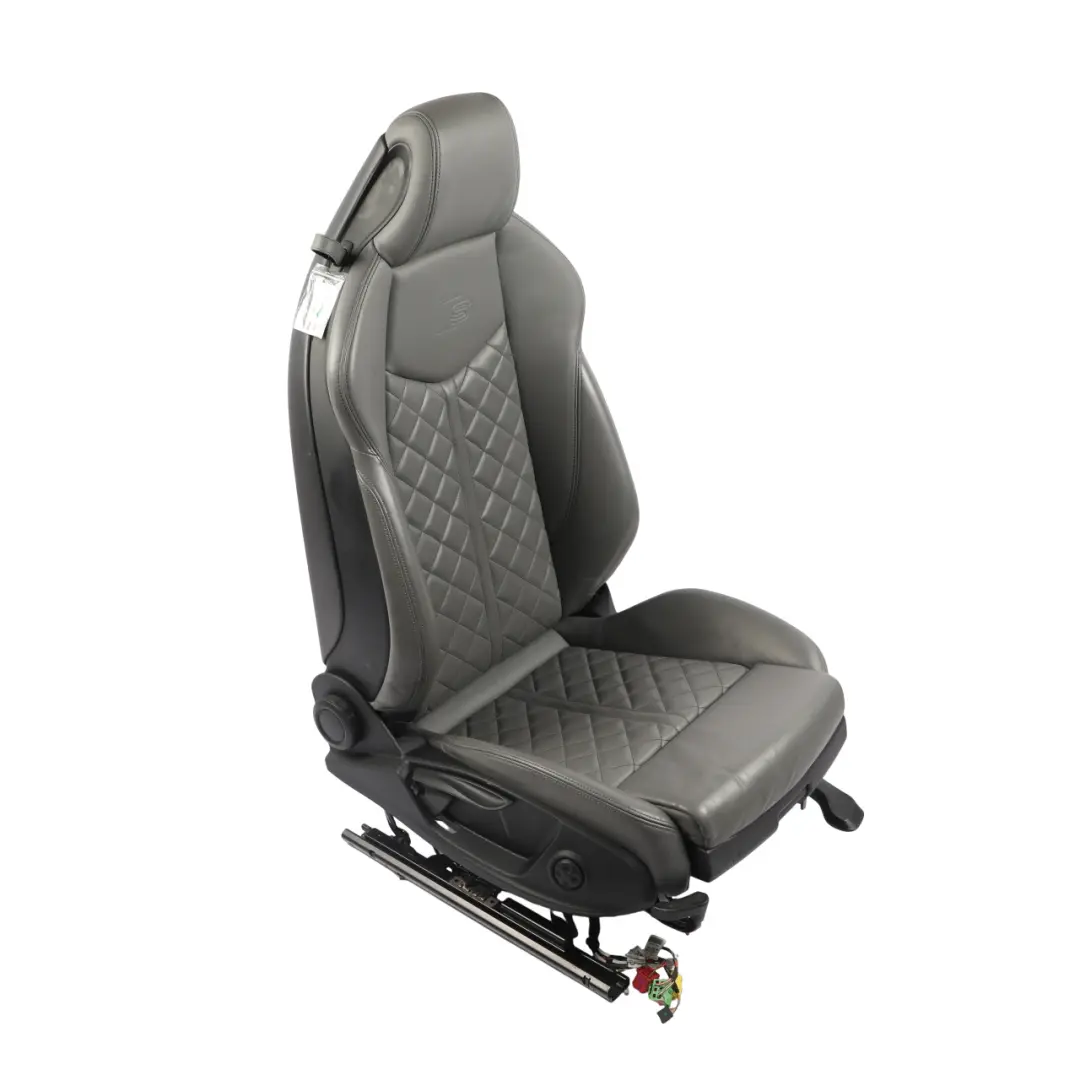 Audi TT FV S-Line Coupe Front Seat Heated Leather Rotor Grey Right O/S - SKU 8S8881806K-1 - Part number 8S8881806K