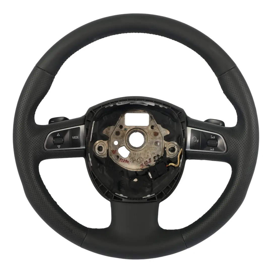 Audi A5 8T Steering Wheel NEW Black Leather Paddle Shift - SKU 8T0419091B-1 - Part number 8T0419091B