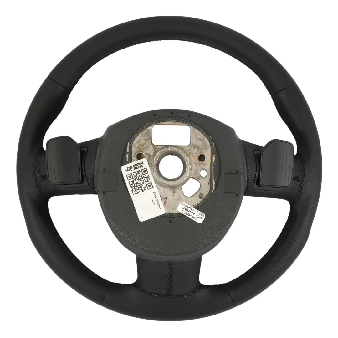Audi A5 8T Steering Wheel NEW Black Leather Paddle Shift - SKU 8T0419091B-1 - Part number 8T0419091B