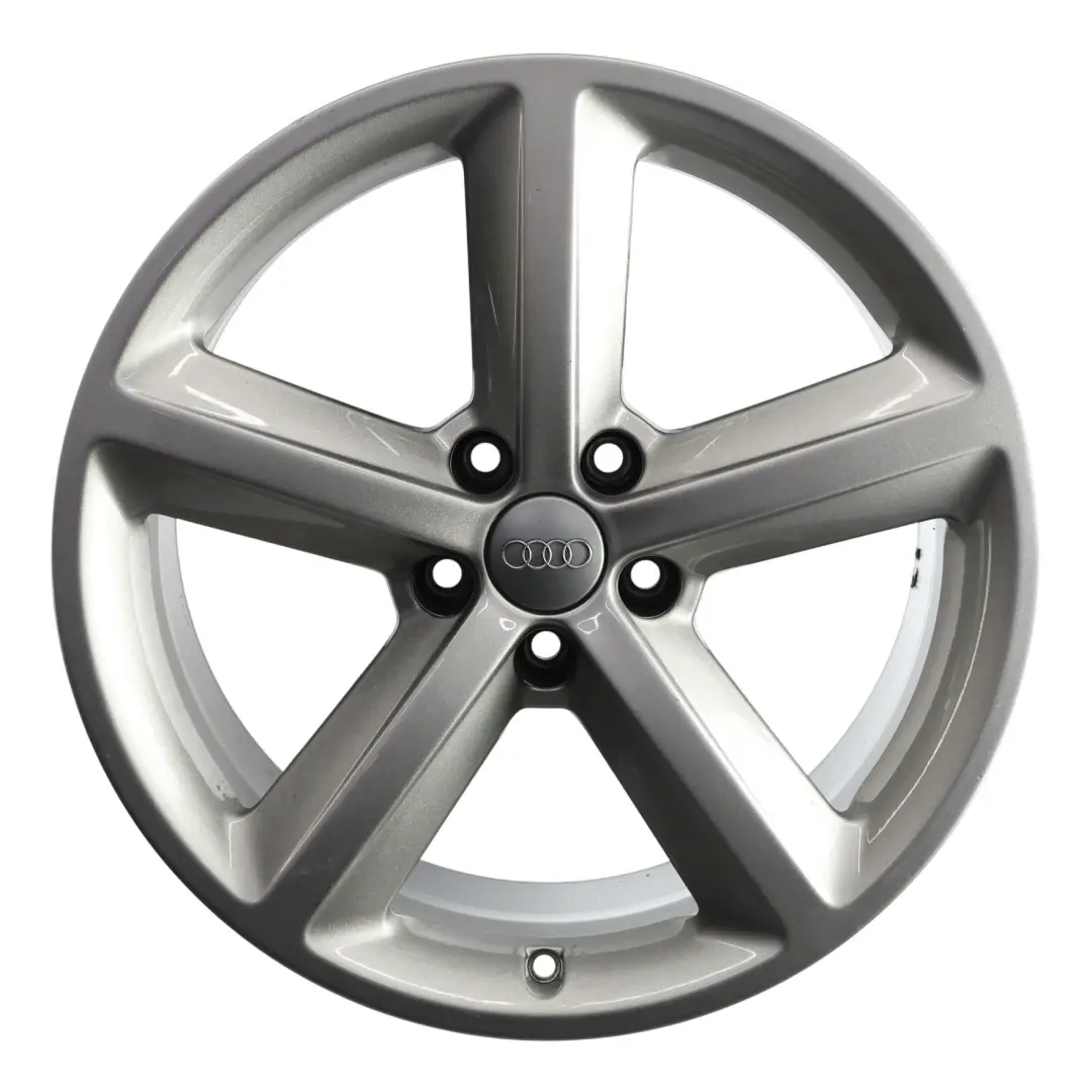 Audi A5 8T Wheel Alloy Rim 18" 8.5J ET:29 Le Mans Silver Star Spoke - SKU 8T0601025M-1 - Part number 8T0601025M