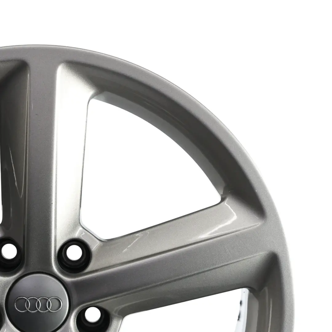 Audi A5 8T Wheel Alloy Rim 18" 8.5J ET:29 Le Mans Silver Star Spoke - SKU 8T0601025M-1 - Part number 8T0601025M