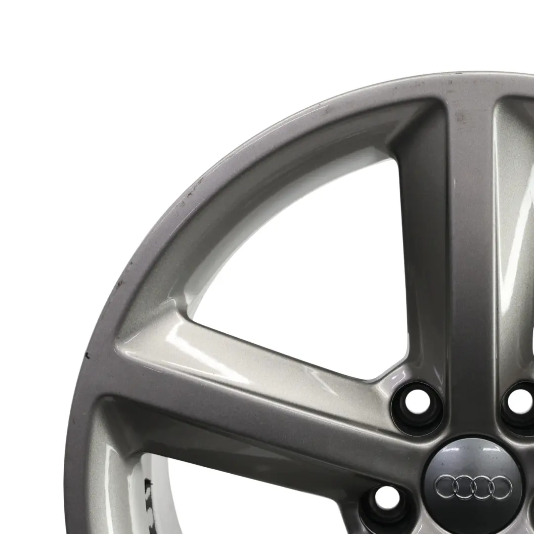 Audi A5 8T Wheel Alloy Rim 18" 8.5J ET:29 Le Mans Silver Star Spoke - SKU 8T0601025M-3 - Part number 8T0601025M