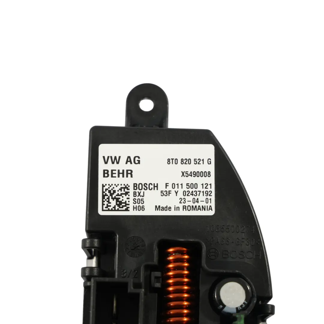 Porsche Macan 95B Régulateur De Ventilateur De Chauffage - SKU 8T0820521G - Numéro de pièce 8T0820521G