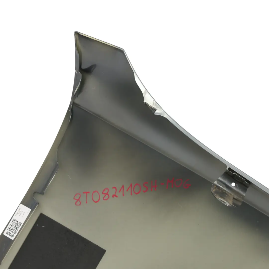 Audi A5 8T Panel Lateral Delantero Izquierdo Guardabarros Monsoon Grey - X7R - SKU 8T0821105H-MOG - Número de pieza 8T0821105H