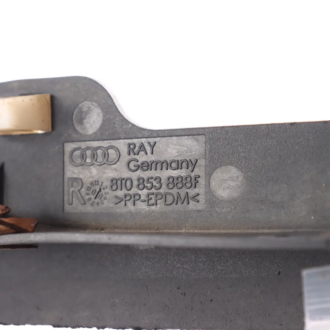 Spoiler Arch Trim Front Right O/S to Audi A5 8T Wheel with Part number 8T0853888F Audi A5 8T Wheel Spoiler Arch Trim Front Right O/S - SKU 8T0853888F - Part number 8T0853888F