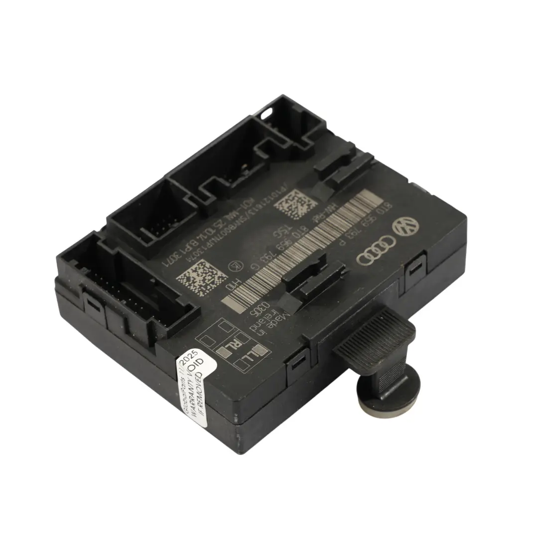 Tür Steuergerät Modul Vorne Fahrer Seite für Audi A4 B8 A5 8T mit Teilenummer 8T0959793P Audi A4 B8 A5 8T Tür Steuergerät Modul Vorne Fahrer Seite - SKU 8T0959793P - Teilenummer 8T0959793P