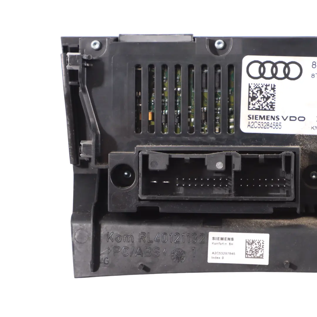 A/C Air Condition Digital Heater Climate Control Panel to Audi A5 8T with Part number 8T2820043N Audi A5 8T A/C Air Condition Digital Heater Climate Control Panel - SKU 8T2820043N - Part number 8T2820043N