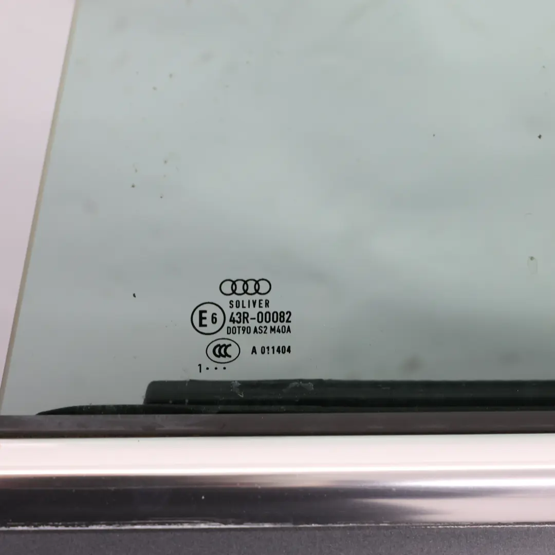 Audi A5 8T Sportback Porta Posteriore Sinistra Rivestimento Monsoon Grey - X7R - SKU 8T8833051D-MOG - Numero di parte 8T8833051D