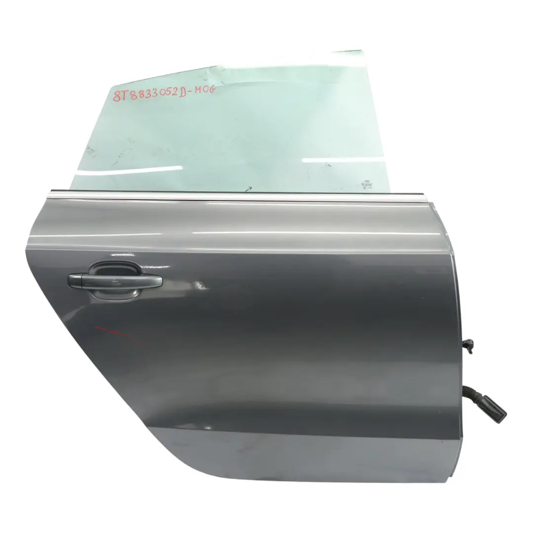 Sportback Door Rear Right O/S Monsoon Grey Metallic - X7R to Audi A5 8T with Part number 8T8833052D Audi A5 8T Sportback Door Rear Right O/S Monsoon Grey Metallic - X7R - SKU 8T8833052D-MOG - Part number 8T8833052D